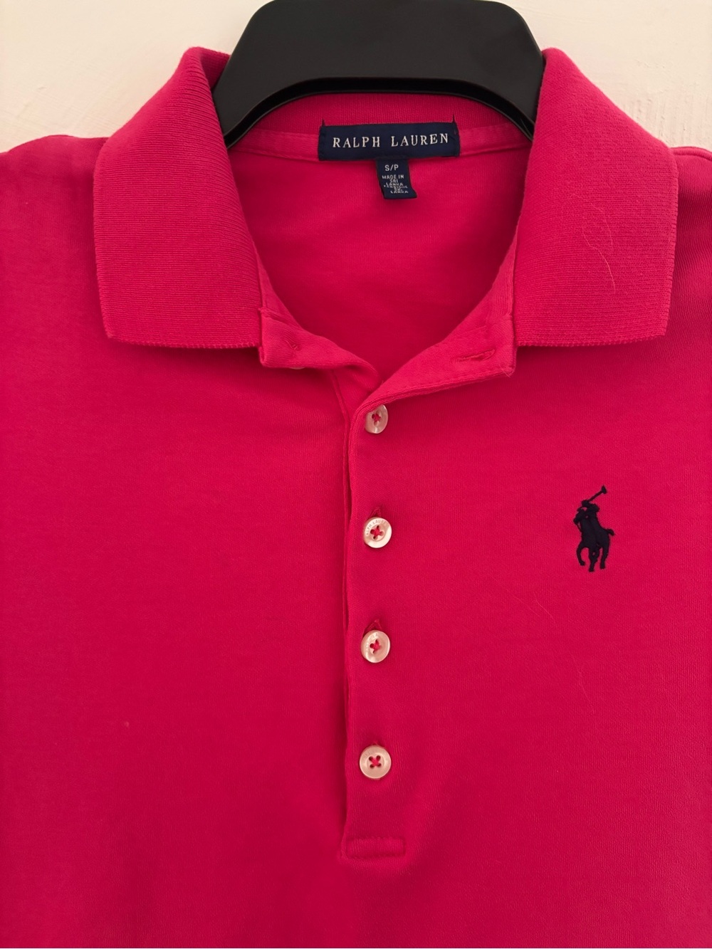 Ralph Lauren Women’s Pink Polo Shirt - Picture 3 of 4